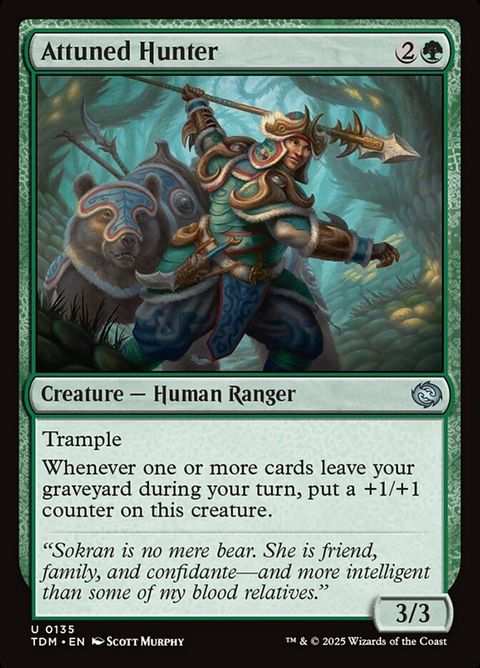 mtg-singles-tdm-attunedhunter-135 – Dice & Destiny