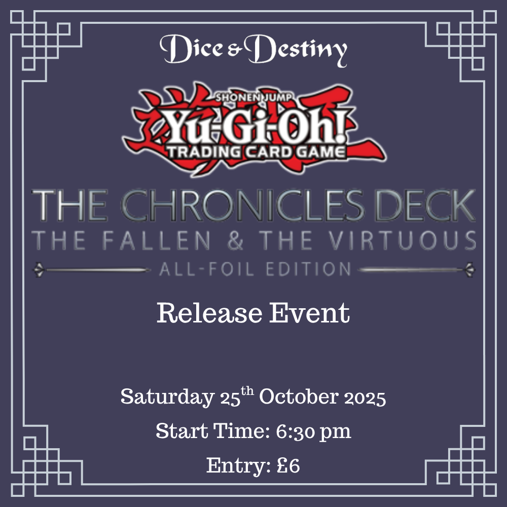 Yu Gi Oh The Chronicles Deck Fallen Furious Release Event Dice Yu Gi Oh The Chronicles Deck Fallen Furious Release Event Dice