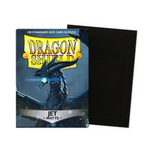 Dragon Shield: 100 Standard Matte Sleeves - Jet