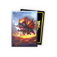 Dragon Shield: 100 Standard Brushed Art Sleeves - Wufdragon