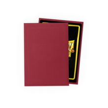 Dragon Shield: 60 Japanese Size Matte Sleeves - Blood Red