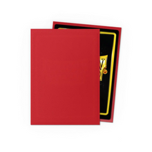Dragon Shield: 100 Standard Matte Sleeves - Ruby