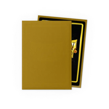 Dragon Shield: 100 Standard Matte Sleeves - Gold