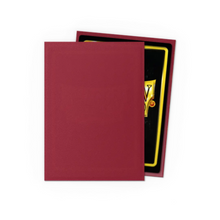 Dragon Shield: 100 Standard Matte Sleeves - Blood Red