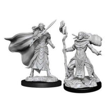 Magic The Gathering Deepcuts Unpainted: Elf Fighter & Elf Cleric