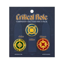 Critical Role Campaign 4 Faction Pins 3-Pack