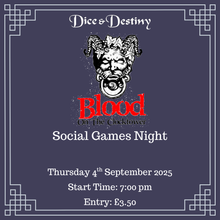 Social Games Night - Blood on the Clocktower