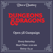 Dungeons & Dragons - Open Game w/ DM Johanne-Bryce