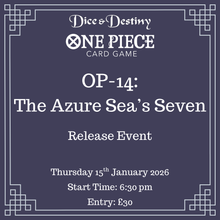 One Piece - OP-14: The Azure Sea's Seven Release Event (Thursday)
