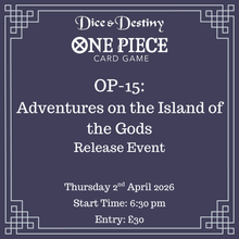 One Piece - OP-15: Adventures on the Island of the Gods Release Event (Thursday)