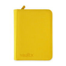 Vault X: 4-Pocket Exo-Tec Zip Binder - Sunrise Yellow